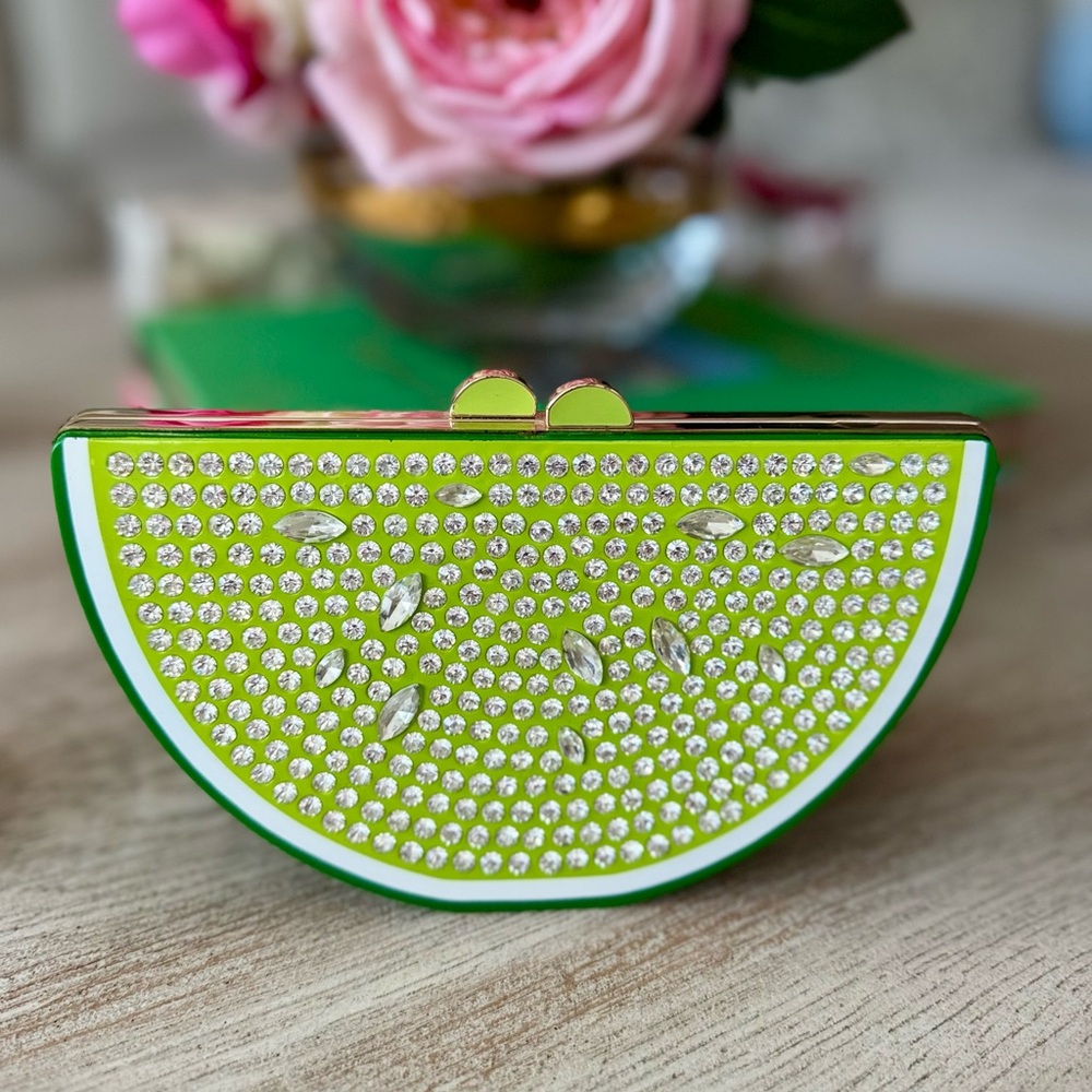 Kate Spade Lime Green Clutch Bag